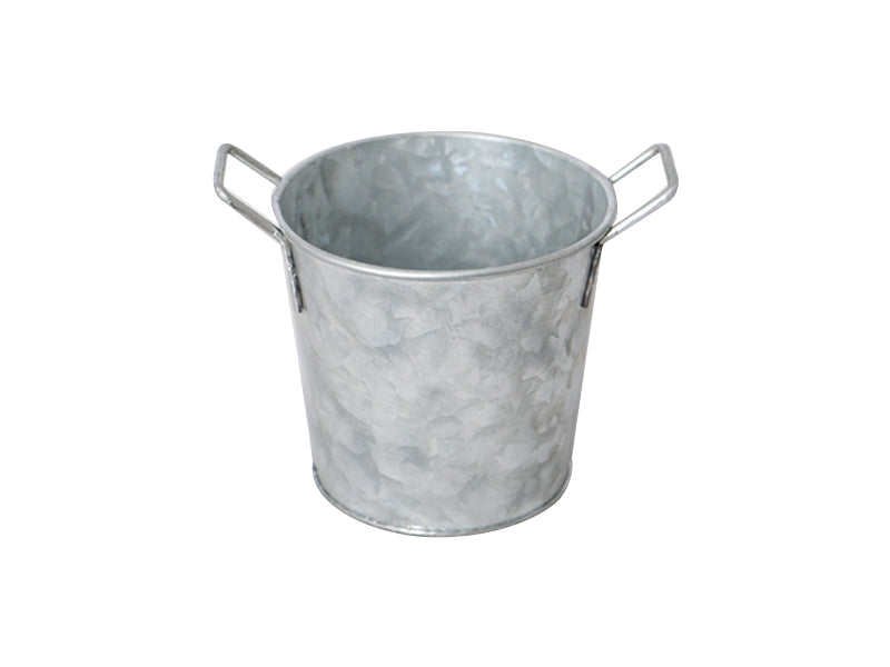 Pot Cover -Silver Color - Diameter 3.54in x H3.14in - 9cm x 8cm-