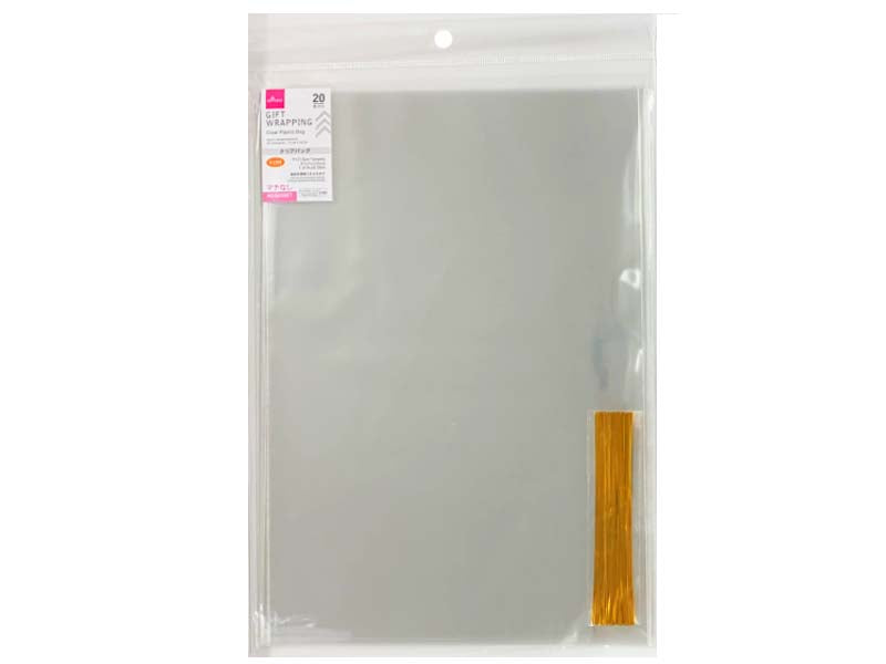 Clear Plastic Bag 31cm x 22cm