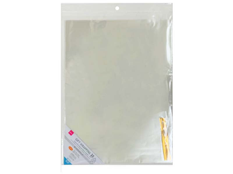 Clear Plastic Bag with Bottom Gusset 40cm x 30cm x 8cm