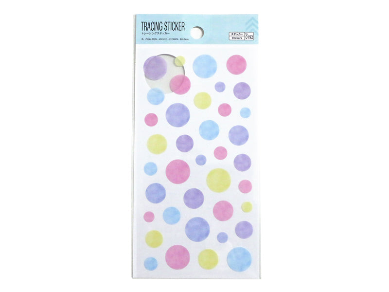 Tracing Sticker Polka Dots