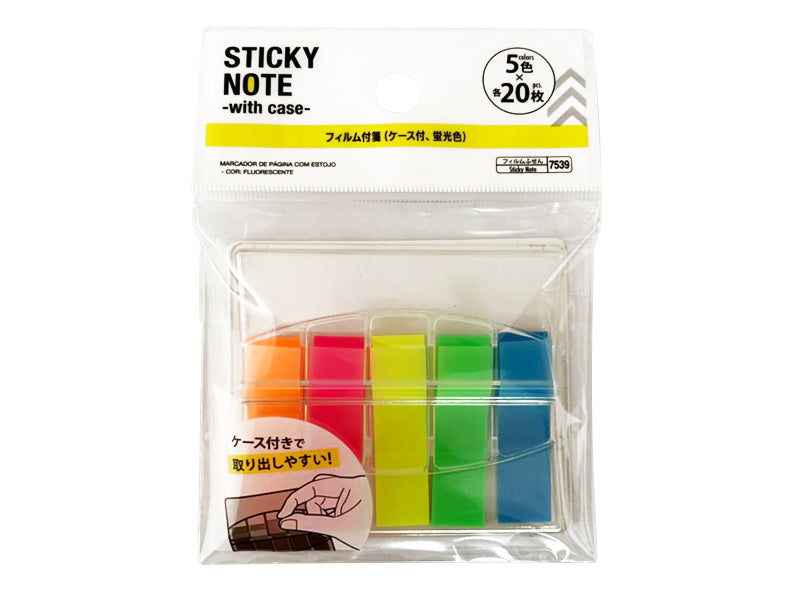 Sticky Note with Case Fluorescent