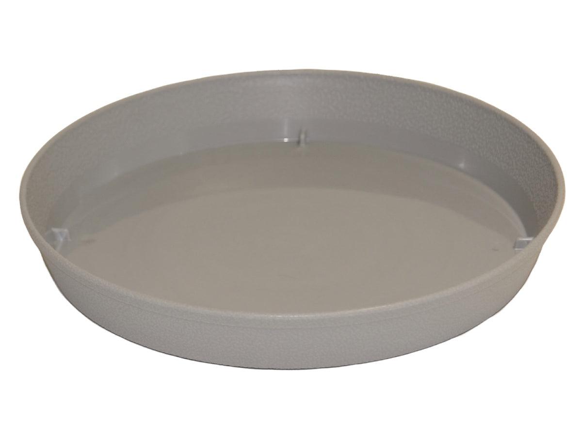 Eco Flowerpot Plate (GrayDia8.26In)