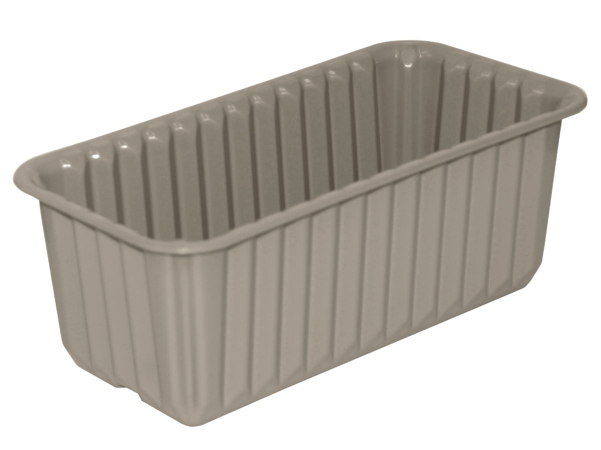 Eco Wave Planter Grey 6.29in x 12.59in x 4.72in