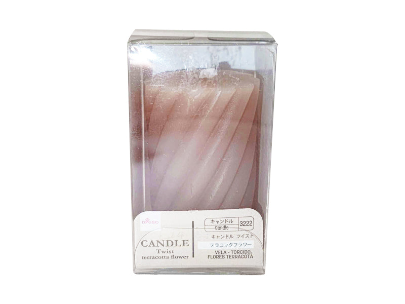 Candle Twist Terracotta Flower