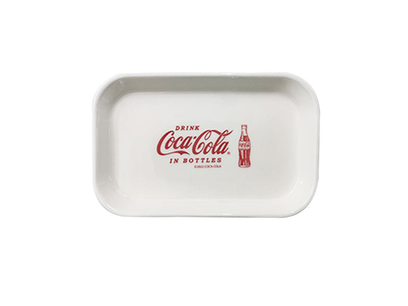 Square Porcelain Plate Coca Cola 16cm x 10cm x 2.2cm