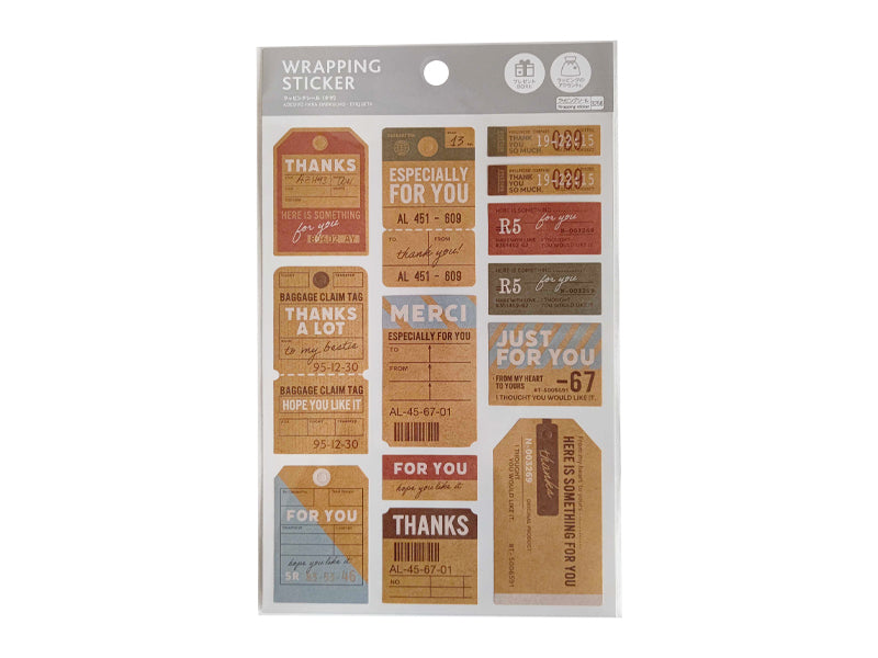 Wrapping Sticker Tag
