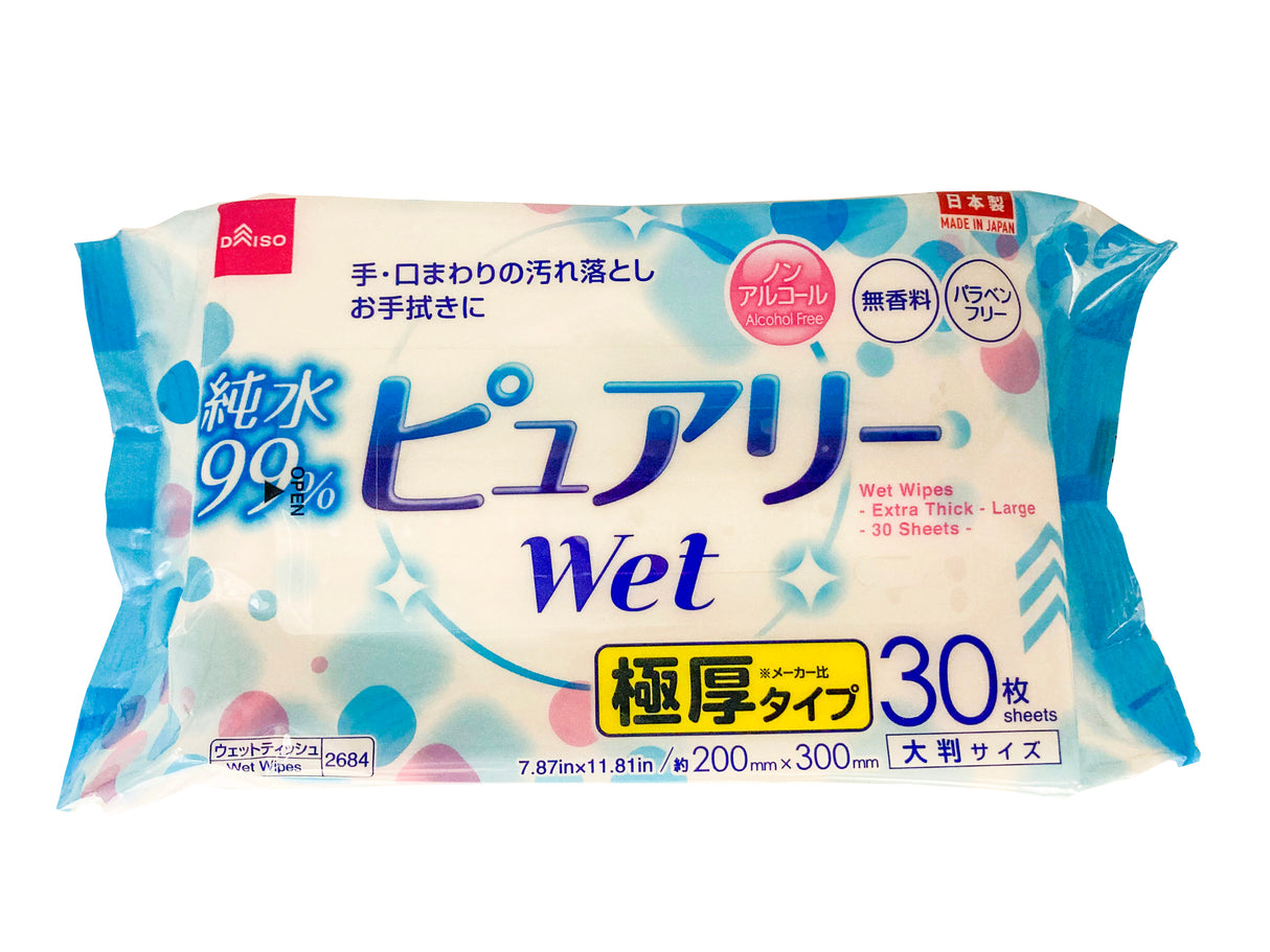 Wet Wipes Extra Thick Large