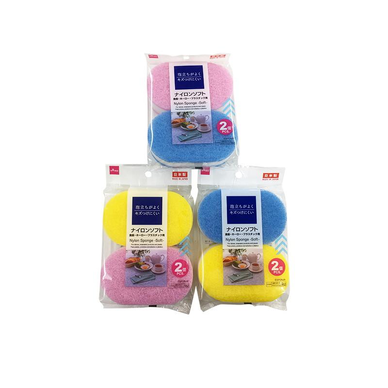 Kitchen Sponge Nylon Soft 1.3in x 2.8in x 4.4in