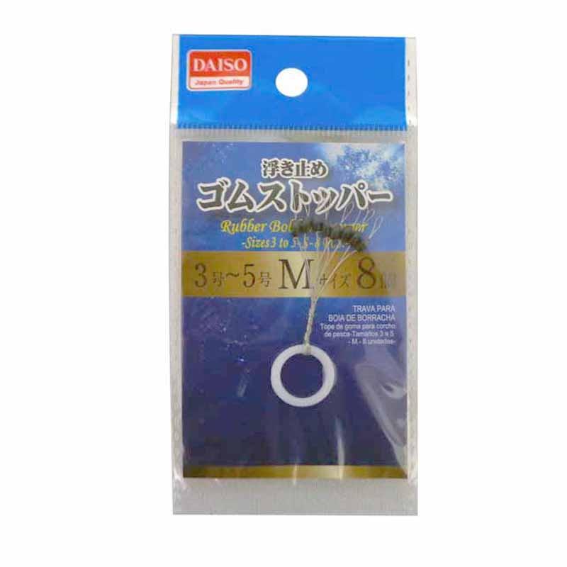 Rubber Bobber Stopper Size 3 To 5 8Pcs DAISO SINGAPORE