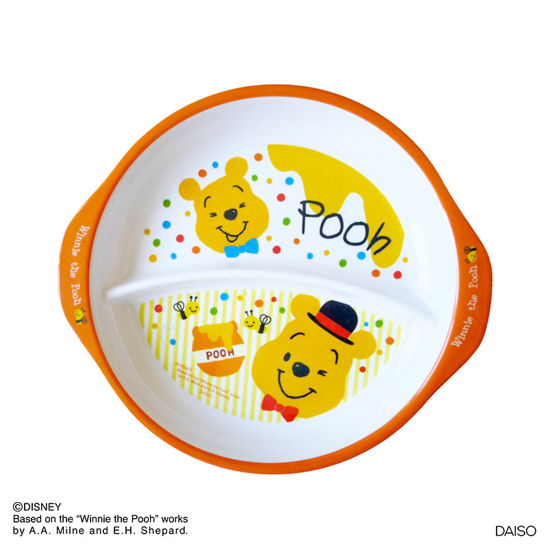 Melamine Plate With Compartments - Winnie The Pooh