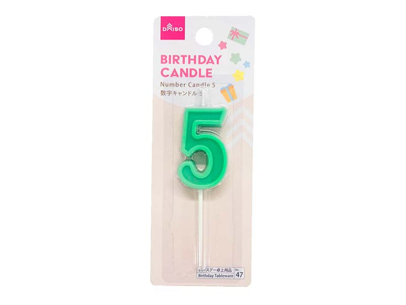Number Candle 5