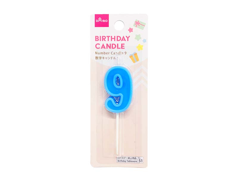 Number Candle 9