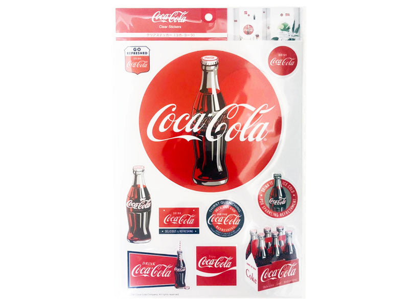Clear Sticker Coca Cola