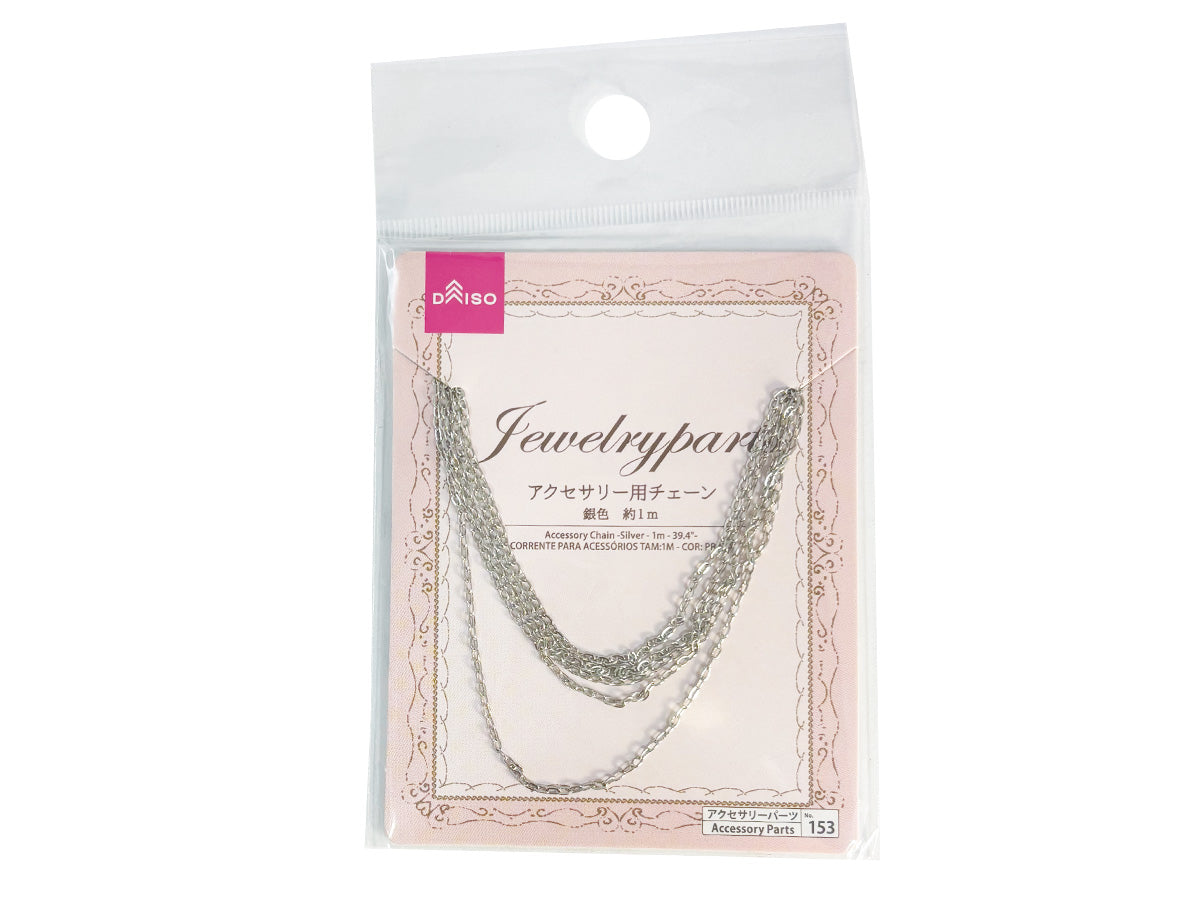 Accessory Chain Silver 1m