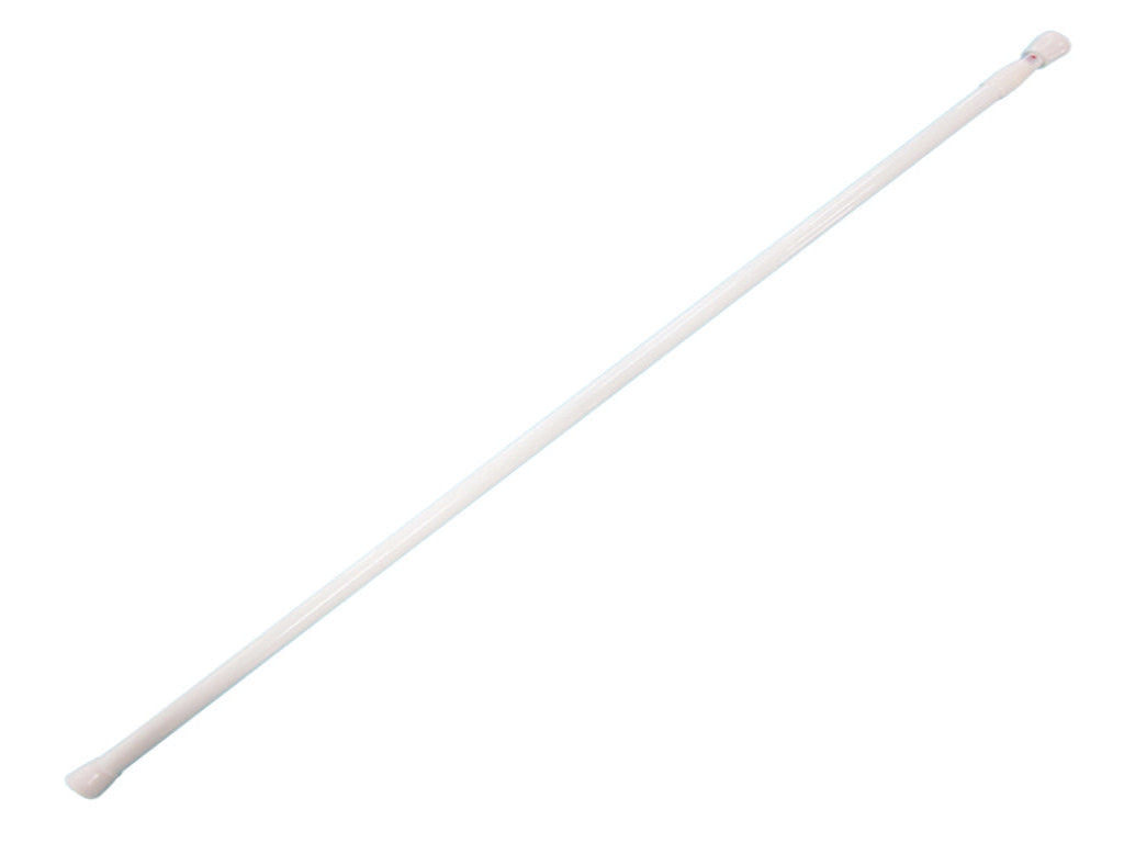 Spring Tension Rod White 135cm to 200cm