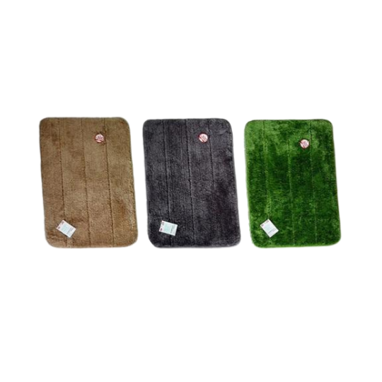 Microfiber Floor Mat Green/Grey/Brown
