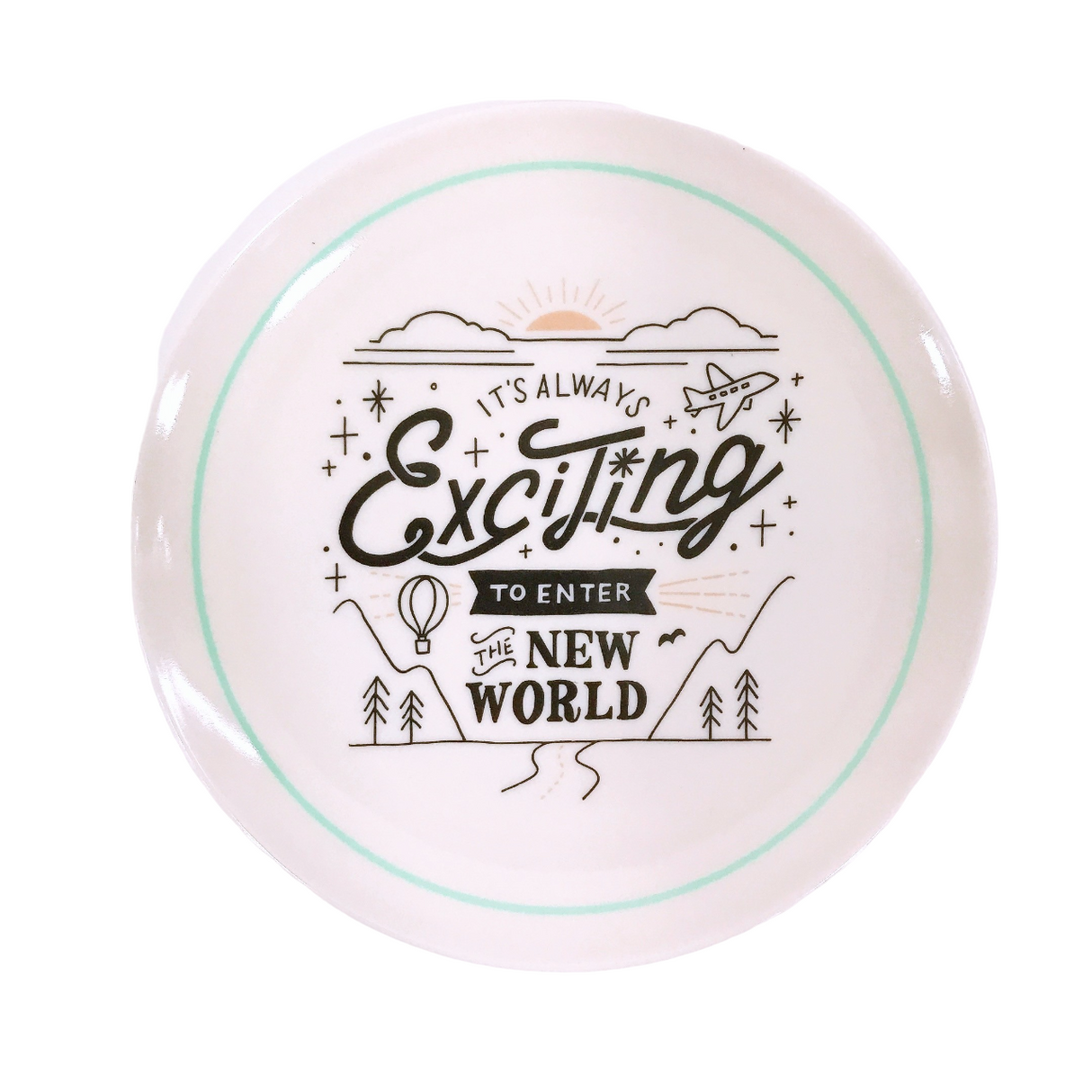 Melamine Plate (World)