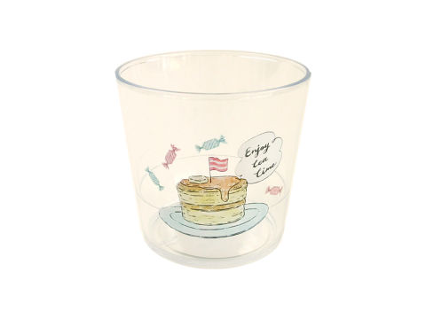 Transparent Cup Sweet Time 300ml