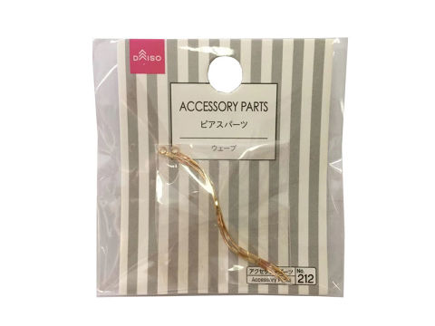 Pierced Earrings Parts Wave