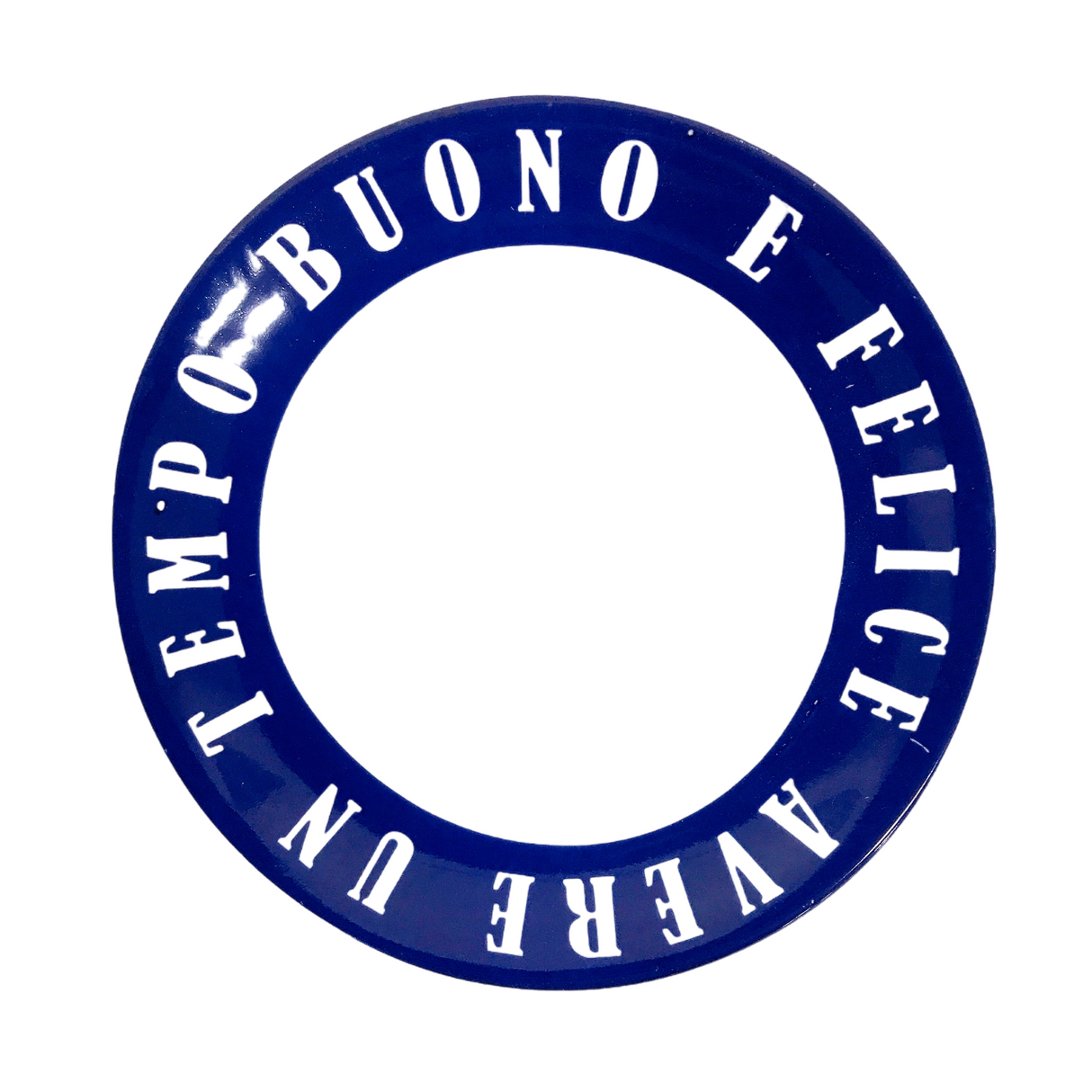 Rim Plate Navy  15cm