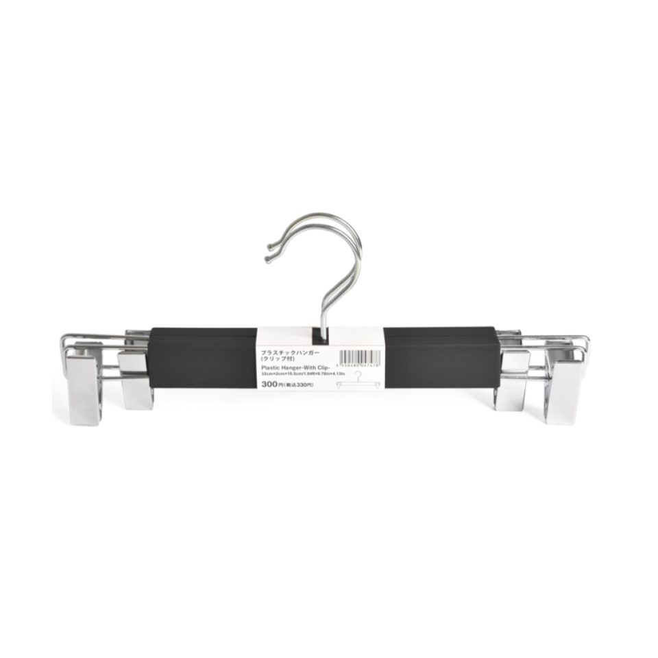 Plastic Hanger with Clip