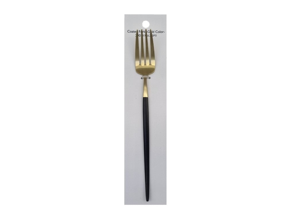 Coated Fork Gold Color