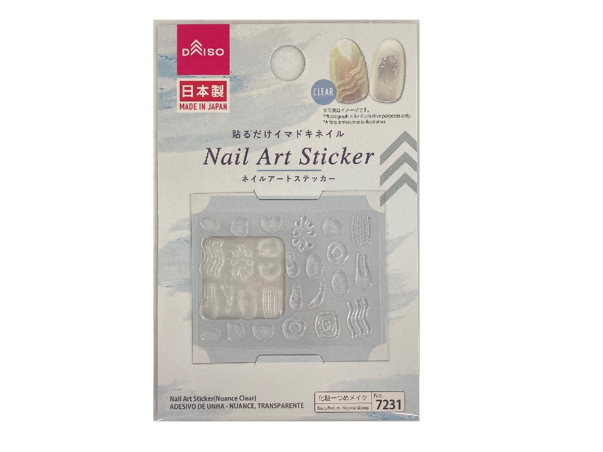 Nail Art Sticker Nuance Clear