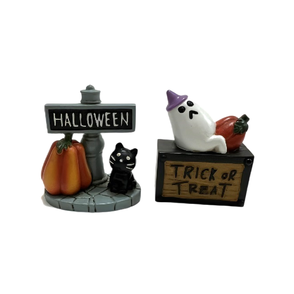 Halloween Ornament Antique Sign