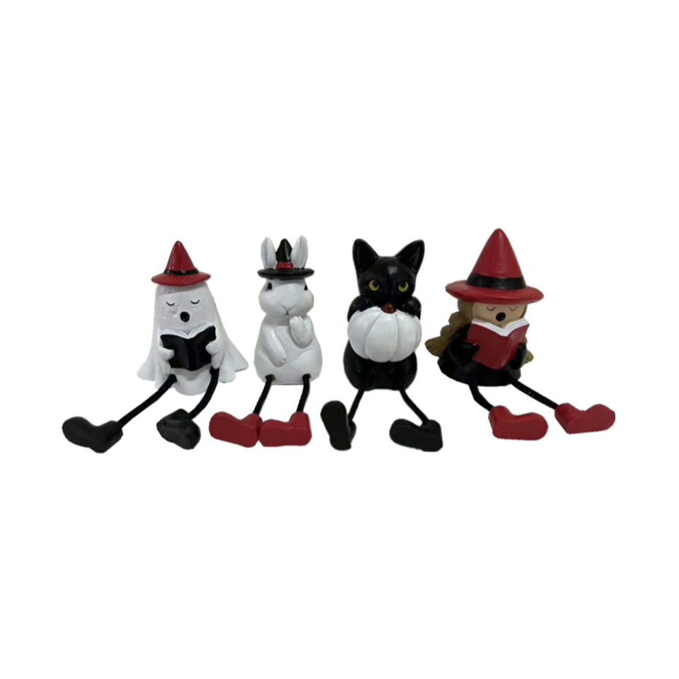 Halloween Ornament Dangling Legs Monotone