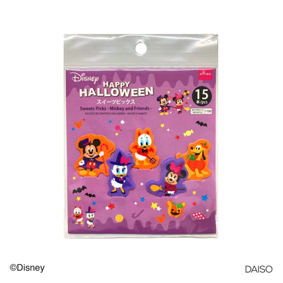Halloween Sweets Picks Mickey and Friends
