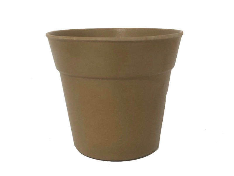 Bamboo Pot Brown 4.72in