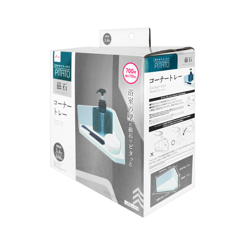 Corner Tray Magnet for Bathroom