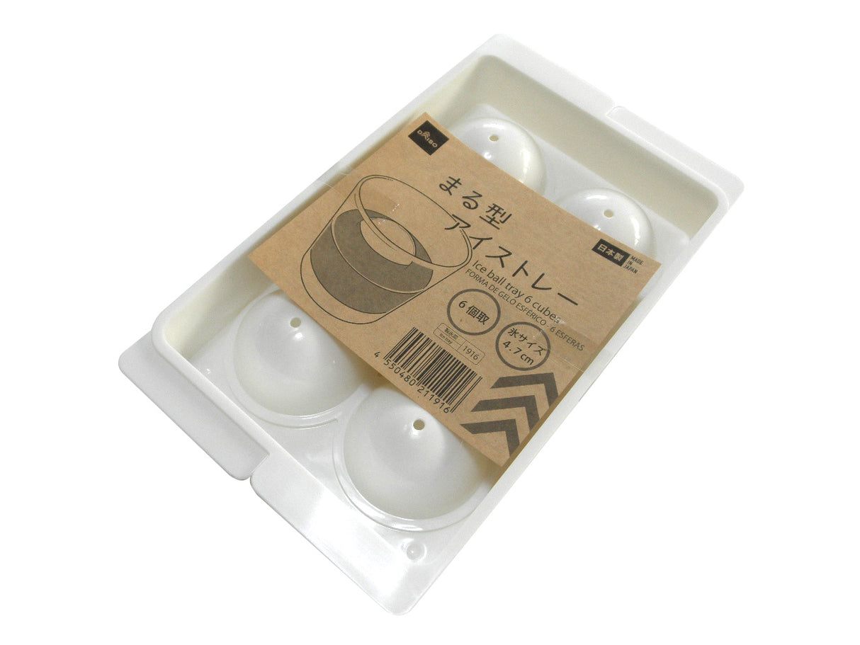 Ice Ball Tray Six Cubes