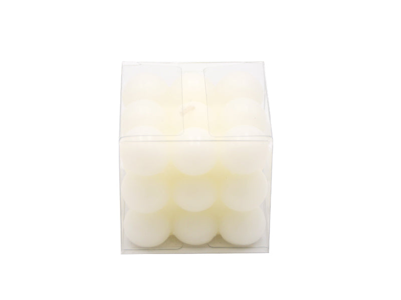 Candle Bonbon Cube White