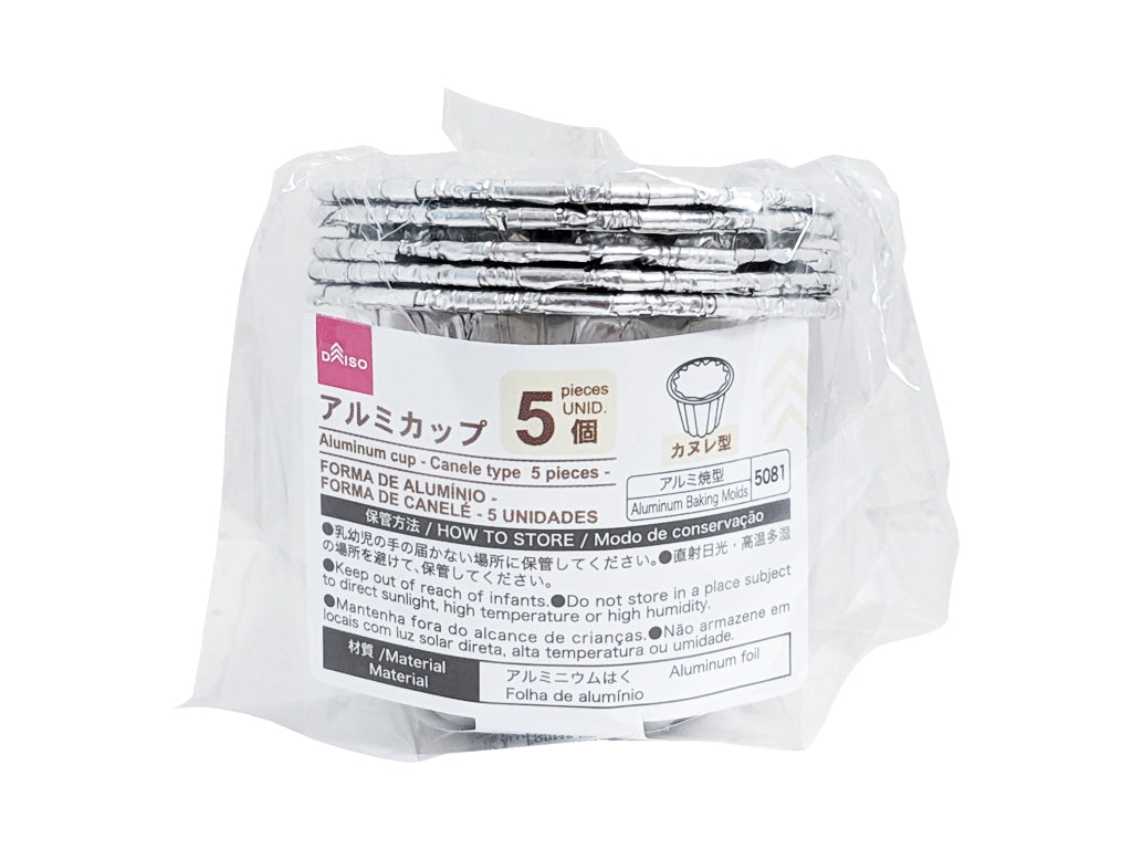 Aluminum Cup Canele Type