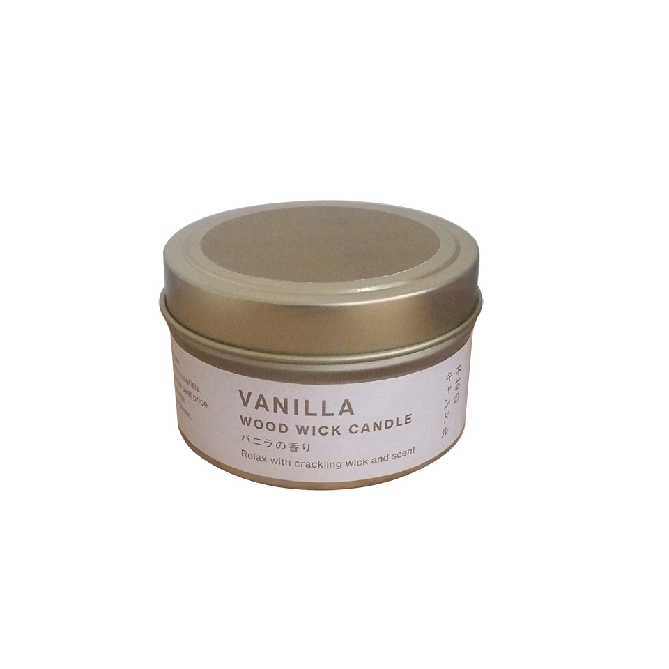 Candle Wood Wick Vanilla