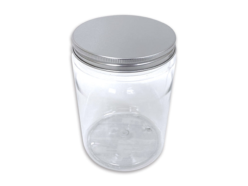 PET Container with Aluminum Lid 1L