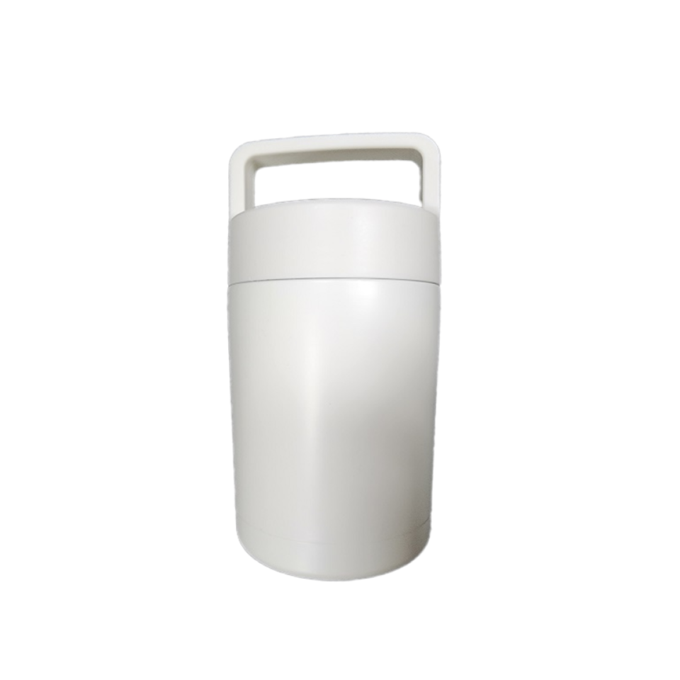 Soup Jar with Handle Off White 500ml