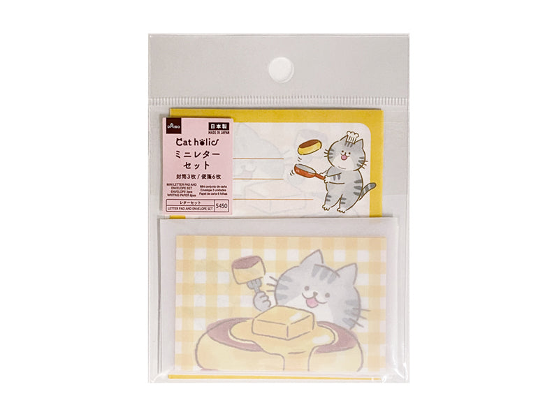 Mini Letter Pad and Envelope Set Stationery Cats A