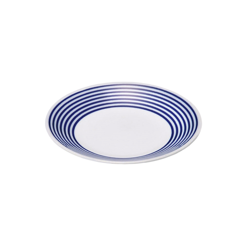 Plate Circle Blue 14cm