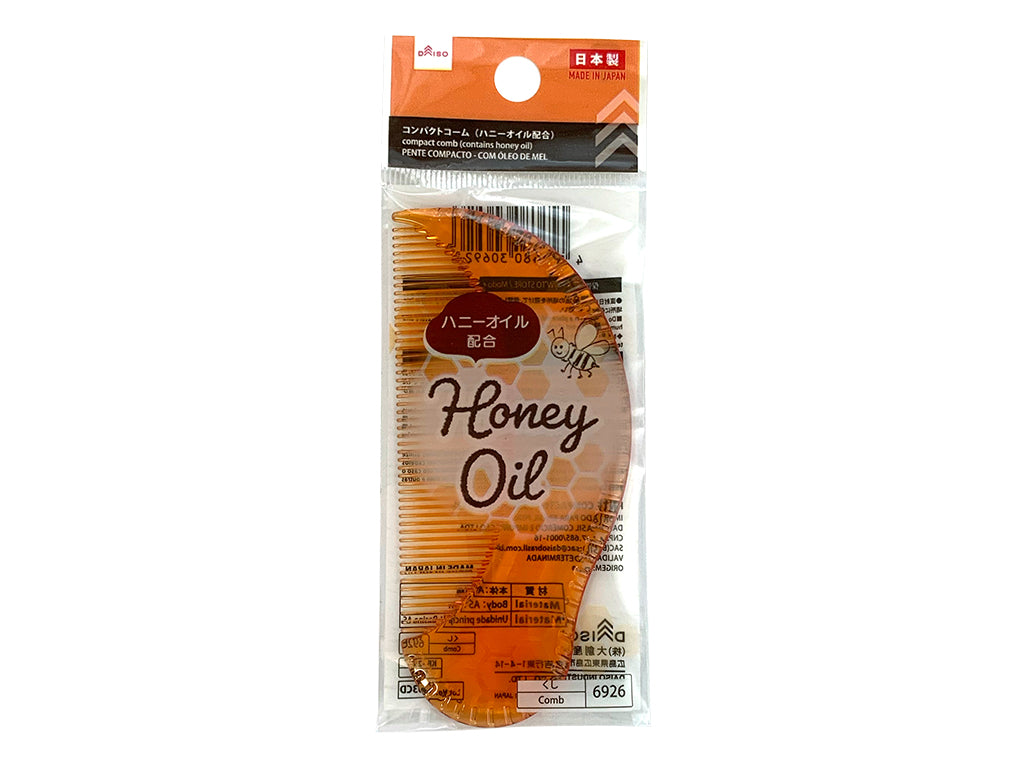 Compact Comb Contains Honey Oil