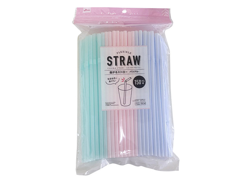 Flexible Straw Color Pastel