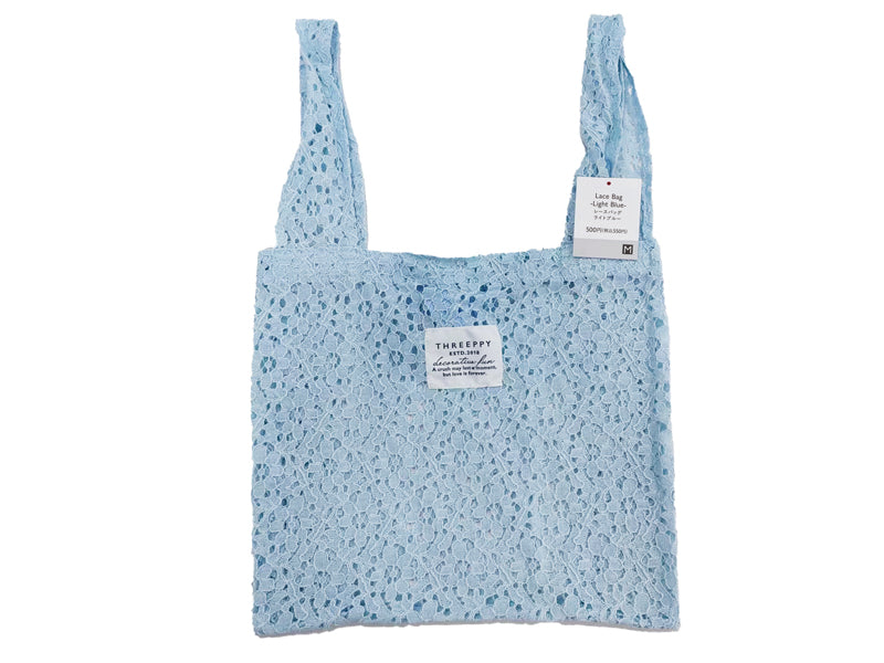 Lace Bag M Light Blue