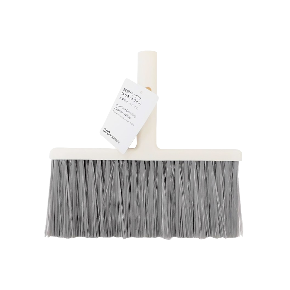 Jointed Cleaning Broom White