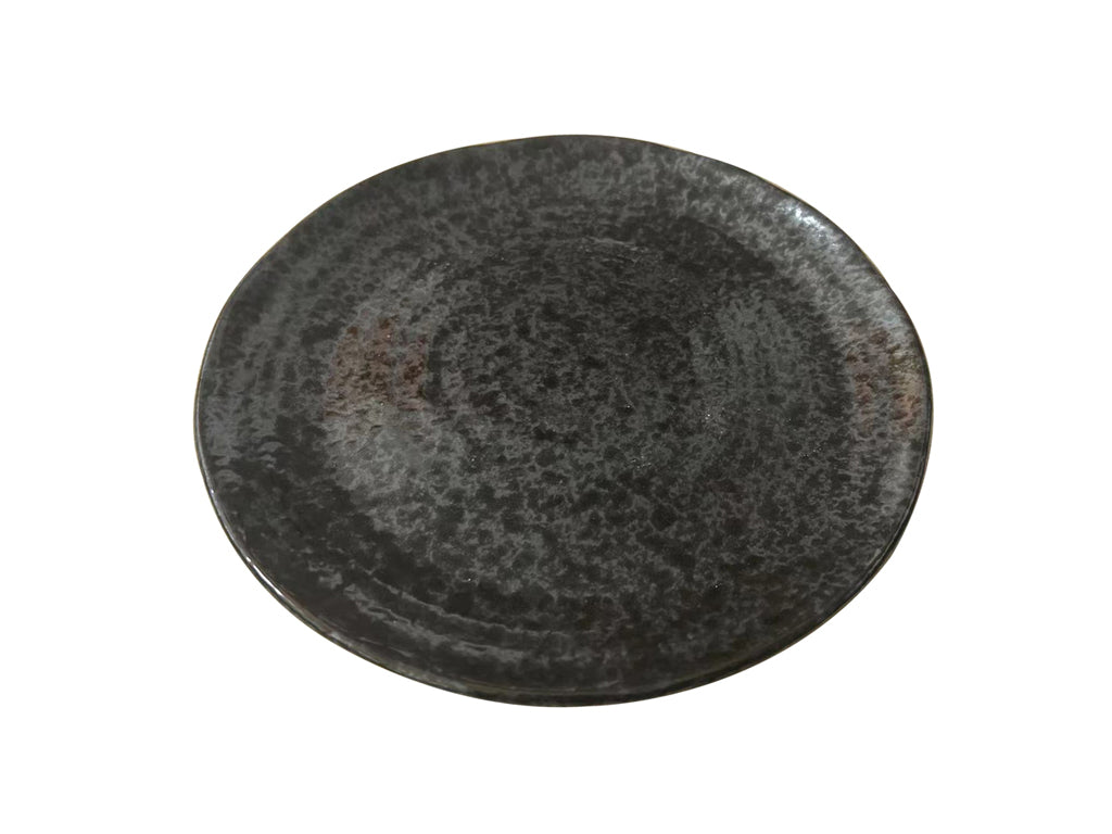 Lightweight Tenmoku Medium Plate 17.2cm x 1.6cm