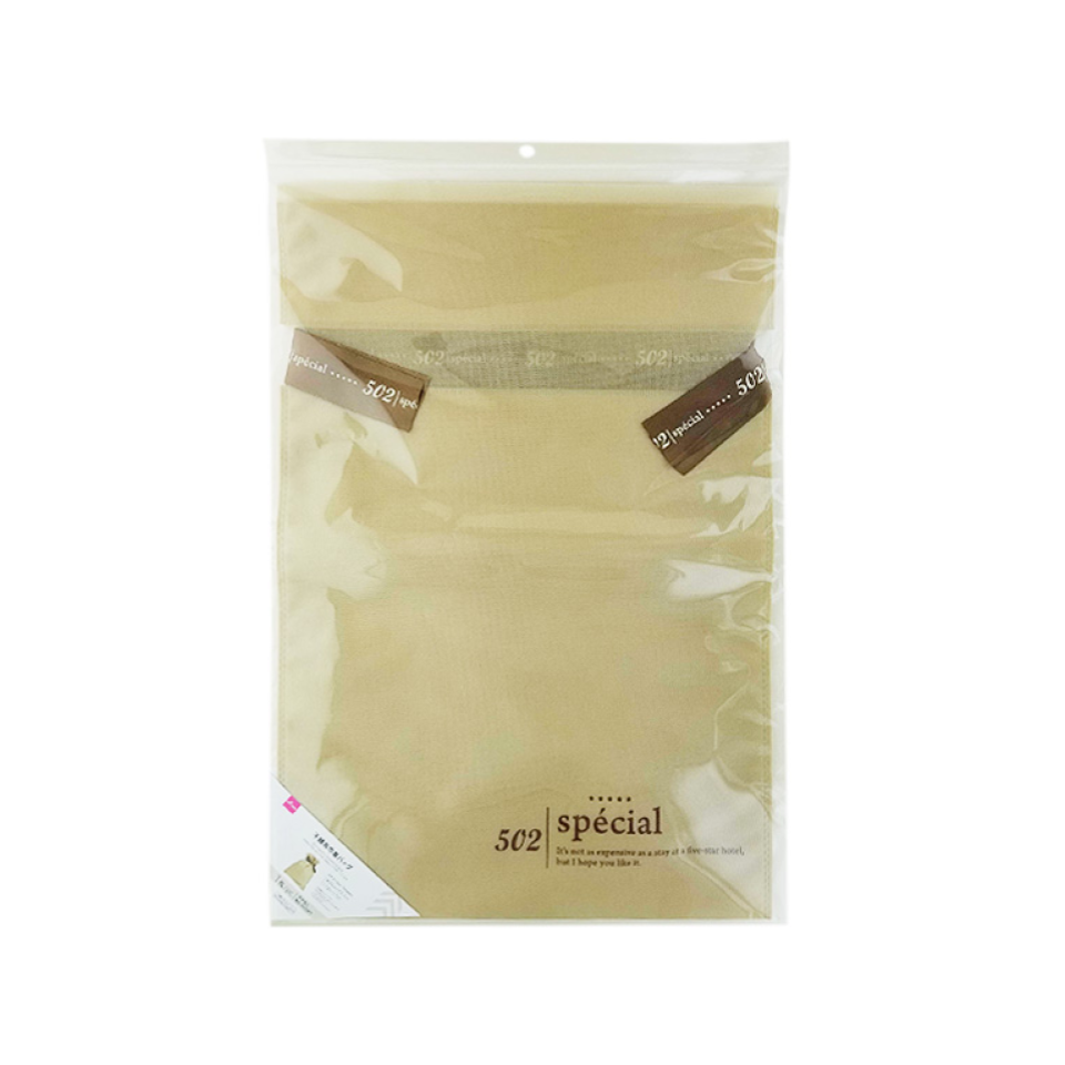 Non Woven Drawstring Bag Hotel Like Printed Ribbon 36cm x 52.5cm