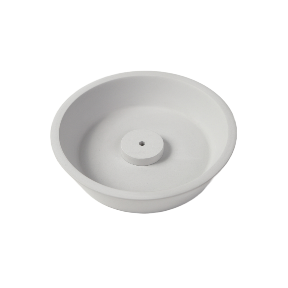 Diatomaceous Earth Incense Stand Set Gray