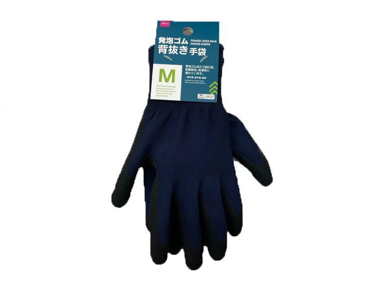 Foamed Latex Palm Coated Gloves M