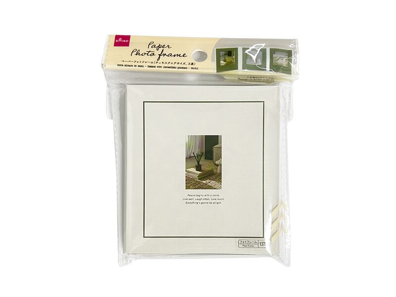 Paper Photo Frame Instax Square Size Triple