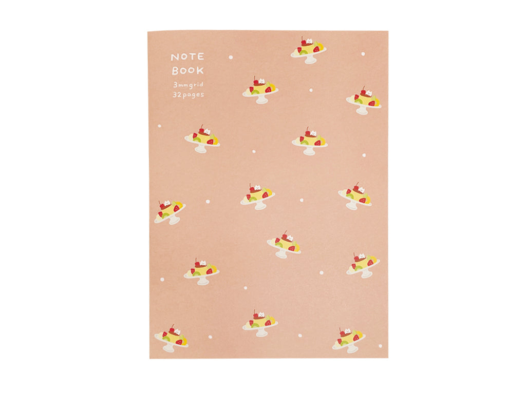 Notebook A5 Grid 3mm Pudding Ala Mode